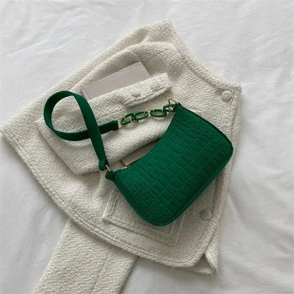 2024 Autumn Small Shoulder Bag – Retro Chic & Gentle Look