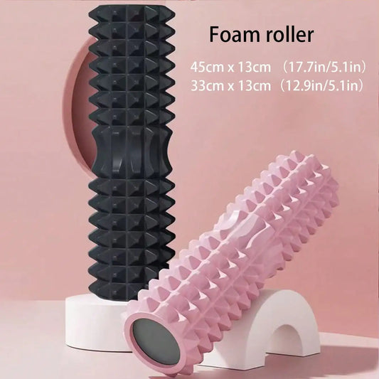 Solid Foam Yoga Roller – 45×13cm for Stretching & Recovery
