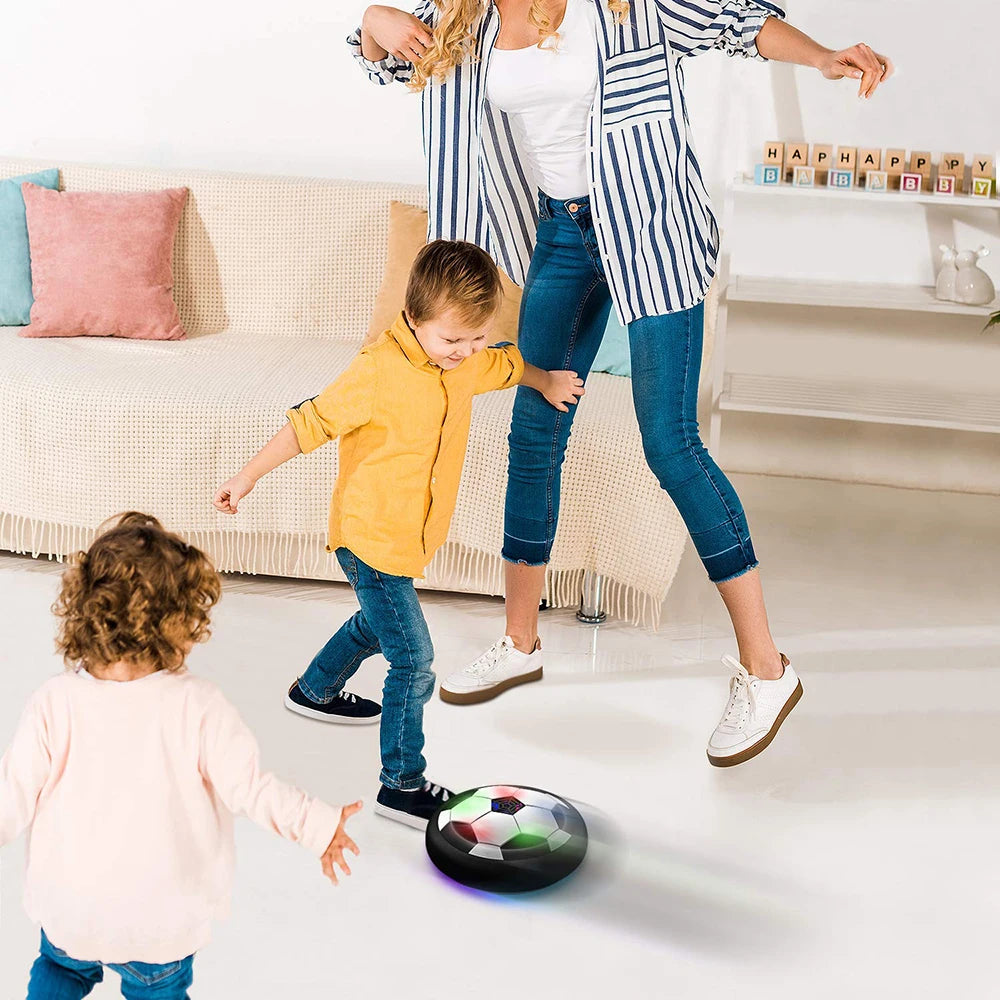Hover Soccer Ball Toy – LED Light & Music Air Football for Kids Indoor/Outdoor Play