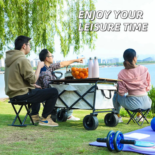Heavy-Duty Folding Wagon – Beach, Garden & Camping Ready