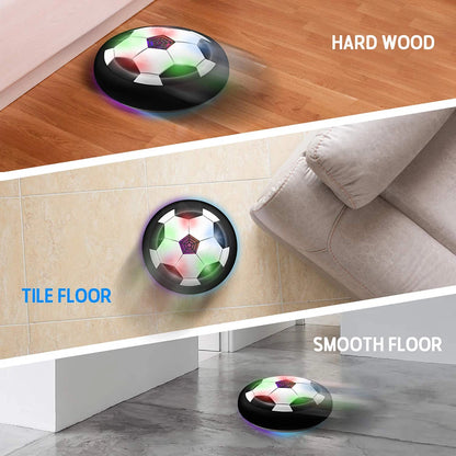 Hover Soccer Ball Toy – LED Light & Music Air Football for Kids Indoor/Outdoor Play