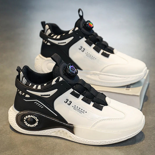 Comfortable Men’s Outdoor Sneakers – Rotating Buckle & Strong Grip