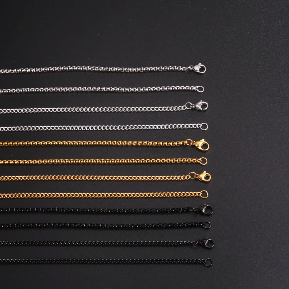 60cm Men’s Link Chain – Street Style Essential