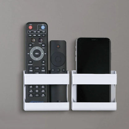 Wall Remote & Phone Holder – No Drilling