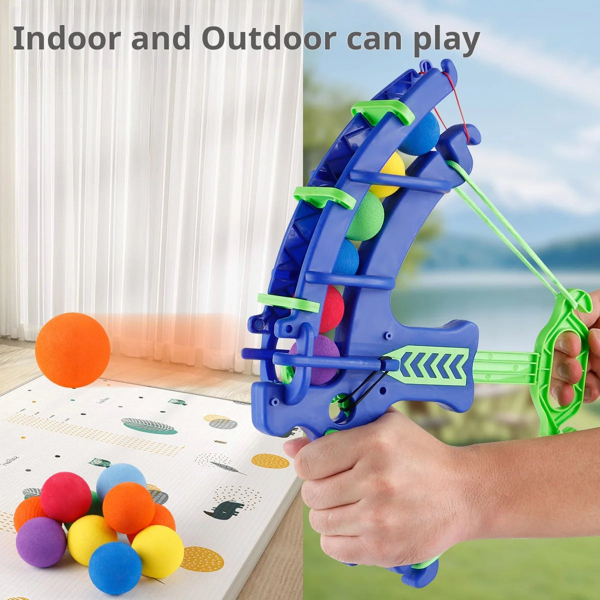 Montessori Sticky Ball Dartboard – Outdoor Target Game for Kids