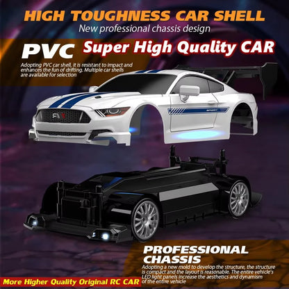 Remote Control Drift Car – Replaceable Tires, Mustang 4WD