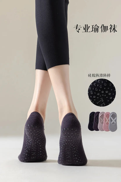Pro Yoga Socks with Silicone Grip – Non-Slip & Comfy Fit