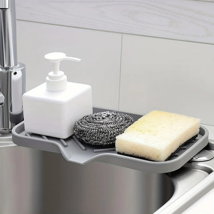 Silicone Sink Tray – Drain & Organize with Ease
