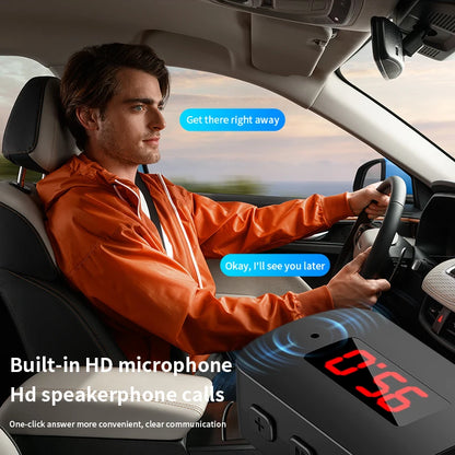 Car Bluetooth Audio Adapter – Handsfree Call & Music Streaming