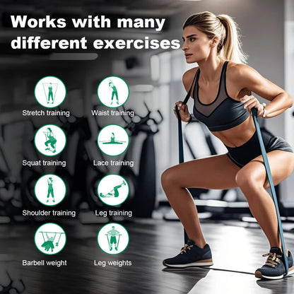 Rubber Fitness Bands – Perfect for Boxing, Yoga & Pilates