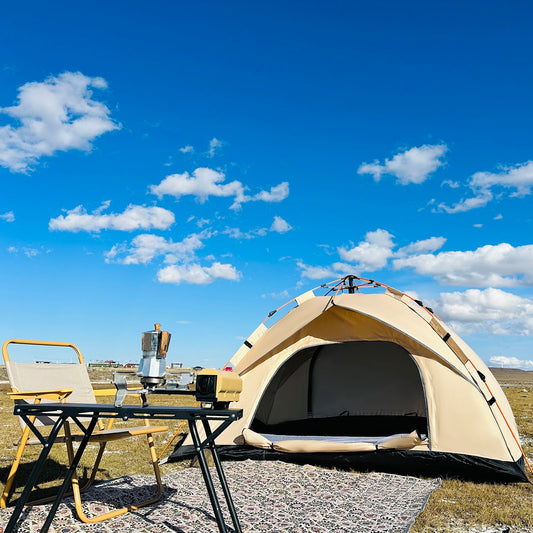 Automatic Quick-Open Tent – Rain & Sun Protection for 4