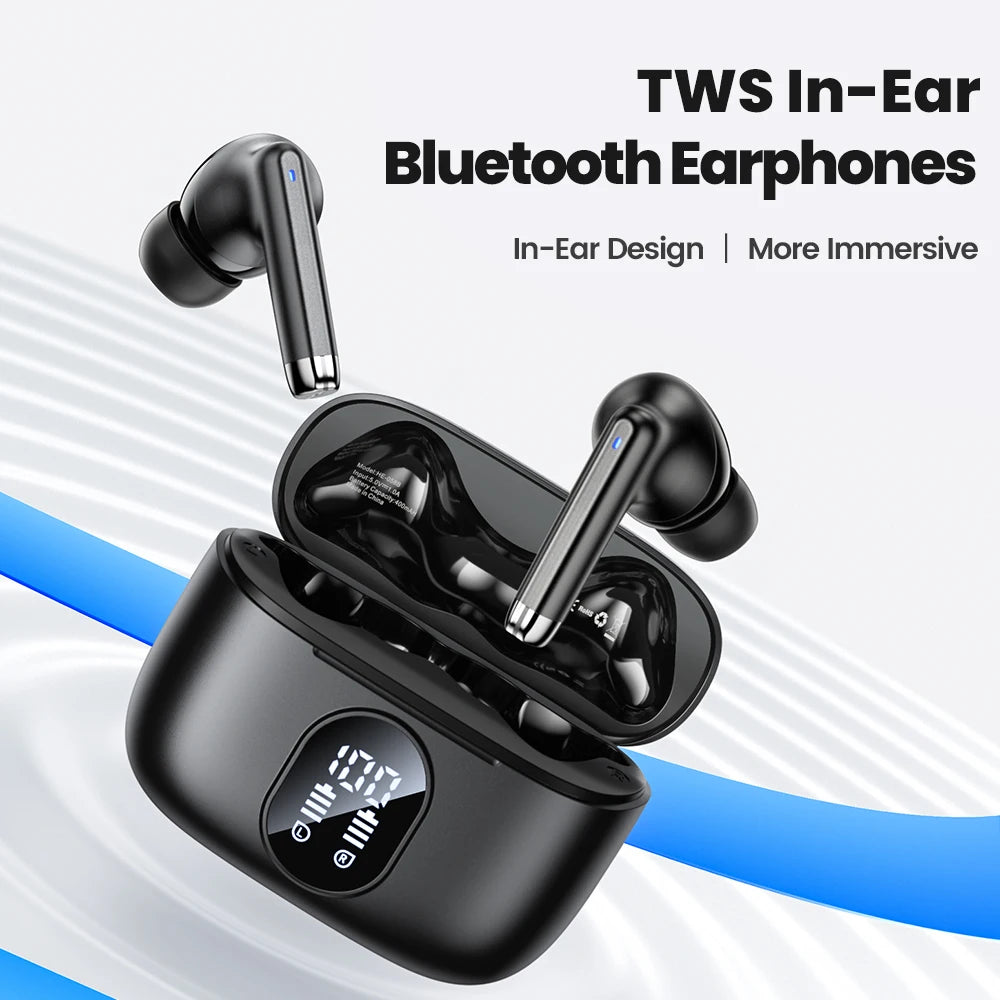Wireless Sports Earphones – Toocki TWS with LED & Mic