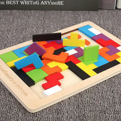Wooden Puzzle Set for Babies – Early Learning Logic Game