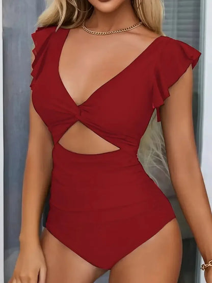 High Cut One-Piece – Tummy Control & Bold Style