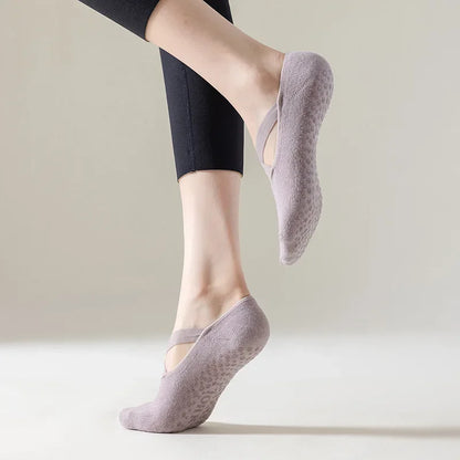 Pro Yoga Socks with Silicone Grip – Non-Slip & Comfy Fit