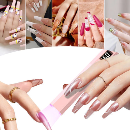 YIKOOLIN Portable Nail Dryer – UV/LED Quick Cure & USB Rechargeable