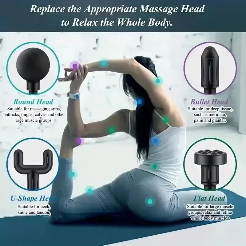 Mini USB Massage Gun – Muscle Relaxation & Vibration Therapy