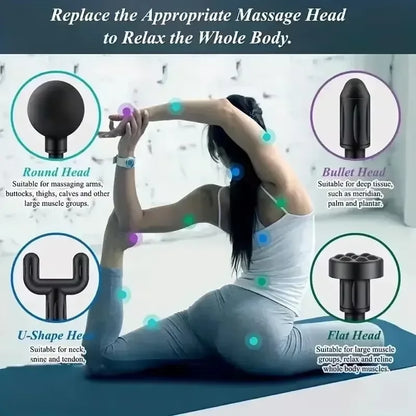 Mini USB Massage Gun – Muscle Relaxation & Vibration Therapy