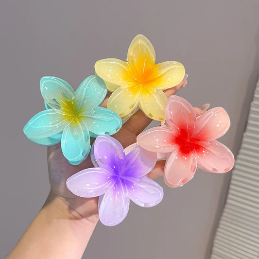2/4PCS Boho Flower Hair Clips – Vacation Style Barrettes
