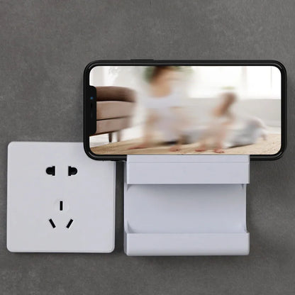 Wall Remote & Phone Holder – No Drilling