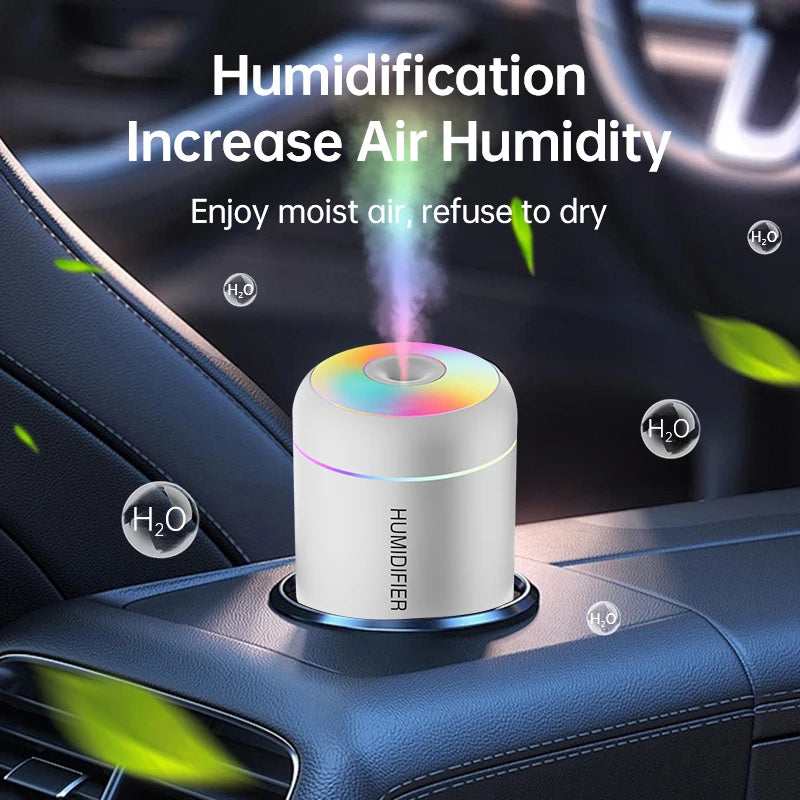 Mini USB Humidifier & Essential Oil Diffuser – For Bedroom