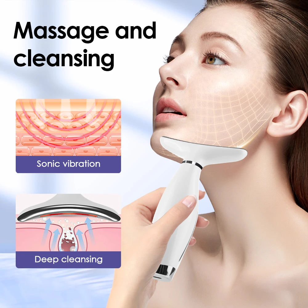 Neck & Face Vibration Massager – Personal Beauty Lifting Device