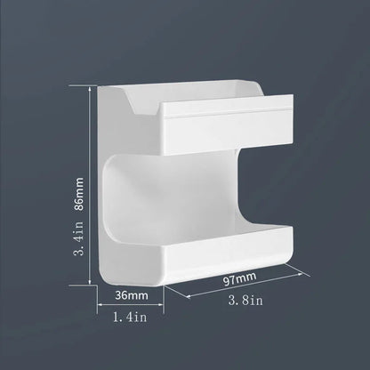 Wall Remote & Phone Holder – No Drilling