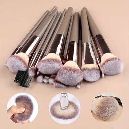Pro Makeup Brush Set – 3 to 20PCS of Soft Precision