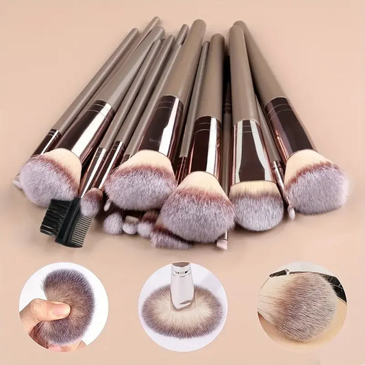 Pro Makeup Brush Set – 3 to 20PCS of Soft Precision