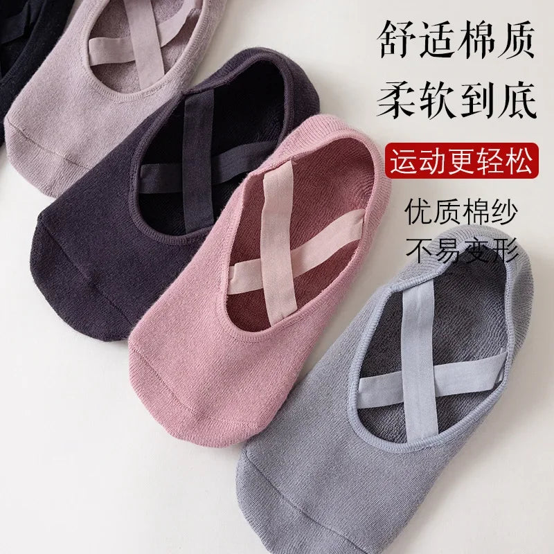 Pro Yoga Socks with Silicone Grip – Non-Slip & Comfy Fit