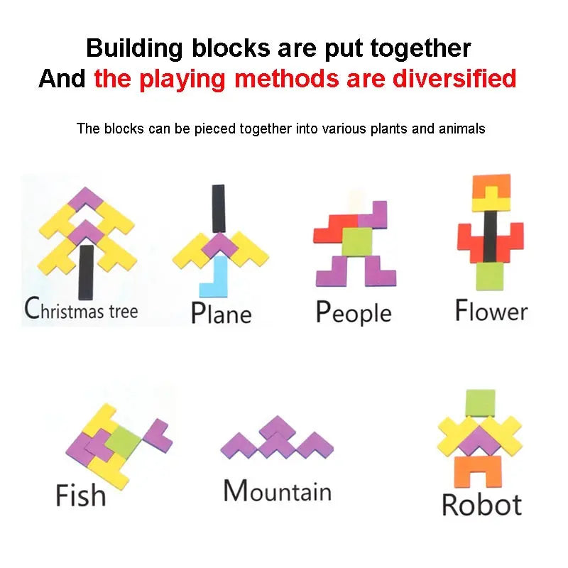 Wooden Puzzle Set for Babies – Early Learning Logic Game