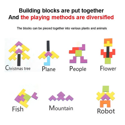 Wooden Puzzle Set for Babies – Early Learning Logic Game