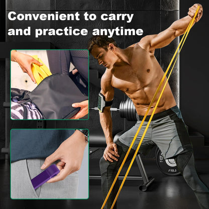 Rubber Fitness Bands – Perfect for Boxing, Yoga & Pilates
