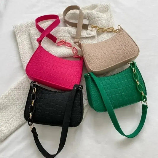 2024 Autumn Small Shoulder Bag – Retro Chic & Gentle Look