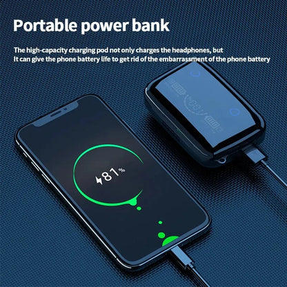 Wireless M19 Bluetooth Earphones – Touch Control, In-ear, Gaming