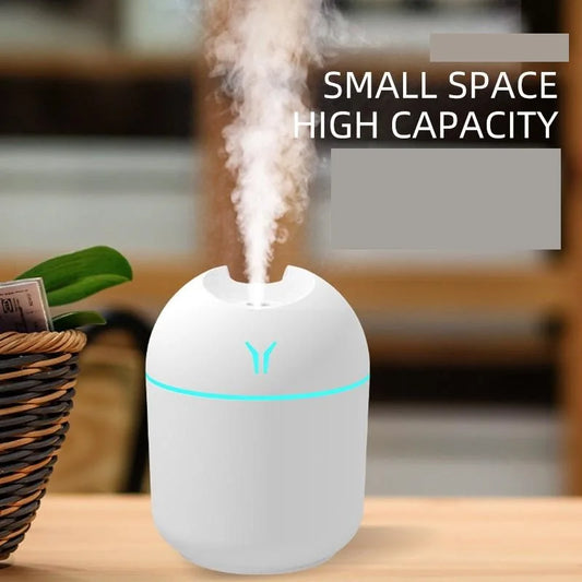 Mini Humidifier & Oil Diffuser – Quiet & Colorful