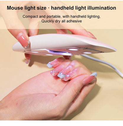 6W Mini Nail Dryer – Portable UV LED Manicure Lamp with USB