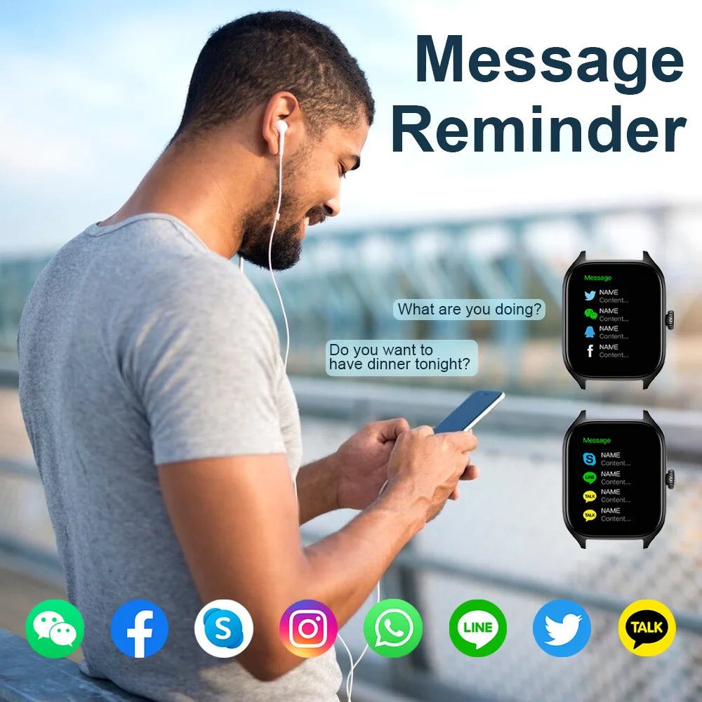 H9/H6 Smartwatch – Bluetooth, Health & Fitness in One