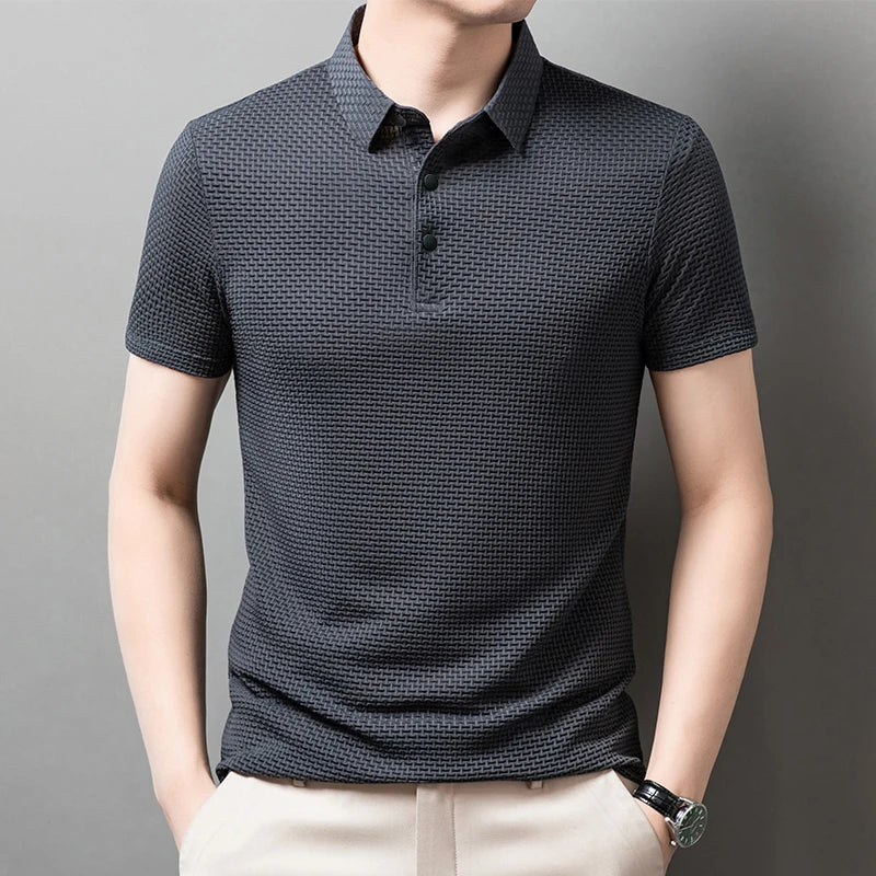 Short Sleeve Business Casual Polo Shirt