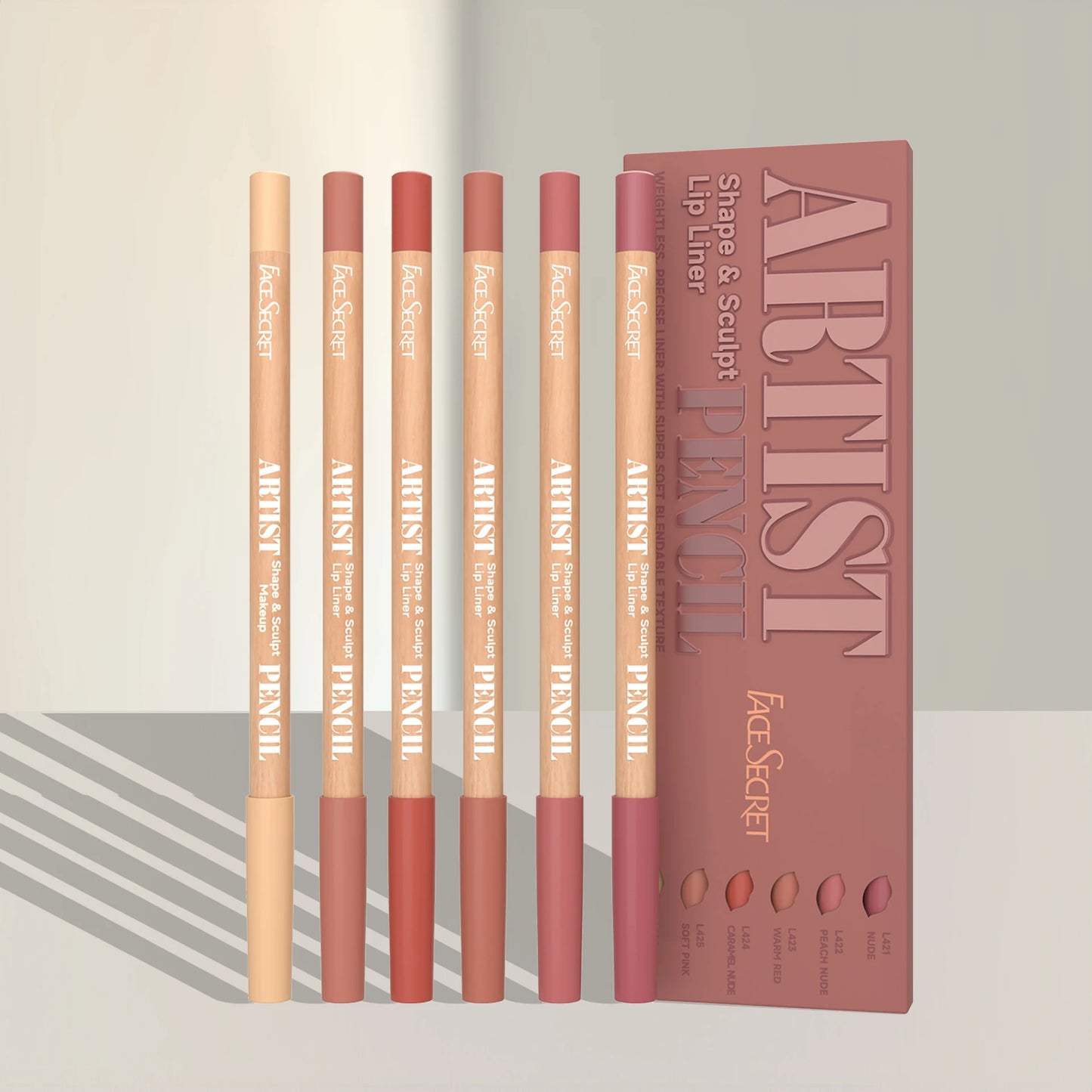 Lip Liner Pencil Set – Smooth, Long-Lasting & Easy to Blend