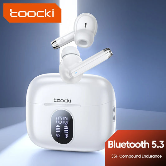 Wireless Sports Earphones – Toocki TWS with LED & Mic