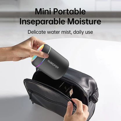Mini USB Humidifier & Essential Oil Diffuser – For Bedroom