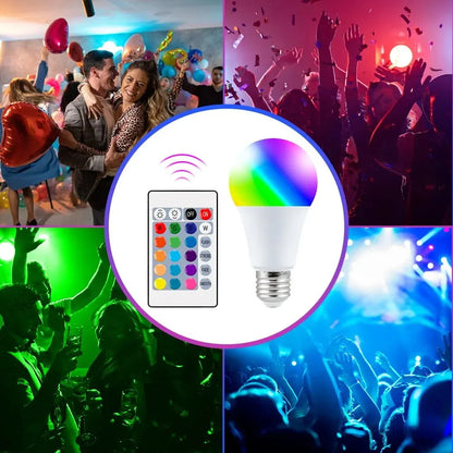Smart RGB Bulb – Adjustable Color & Brightness Light