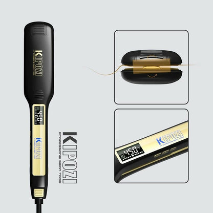 Professional Hair Straightener – Dual Voltage & Fast Heating