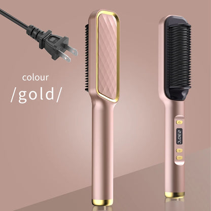 Electric Hot Comb – Multifunctional Straightener with Negative Ions