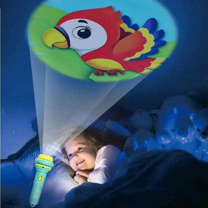 Children’s Flashlight Projector – Cartoon Cards & Fun Patterns