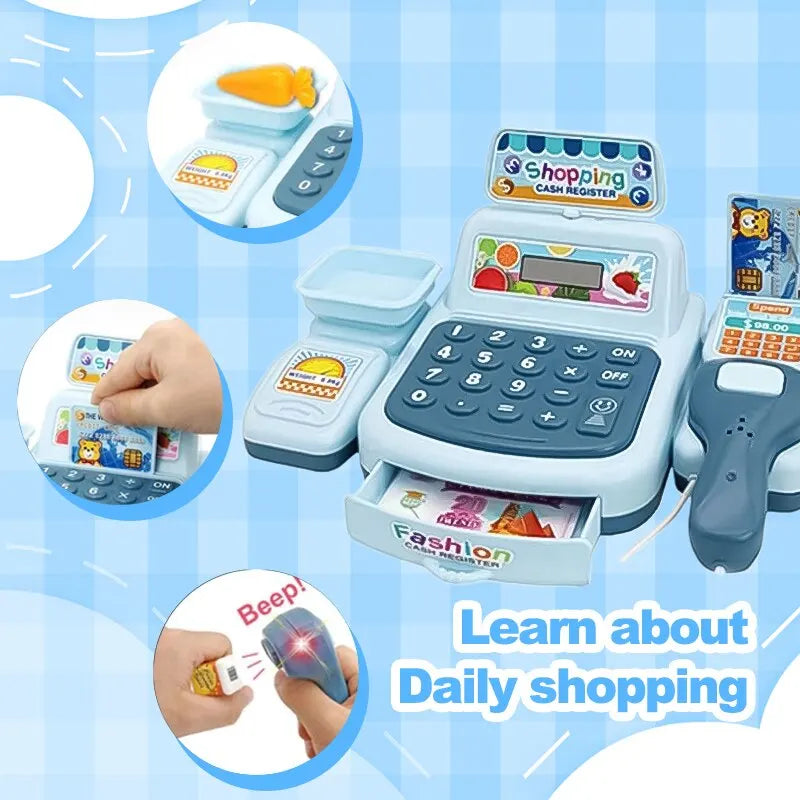 Electronic Shopping Cash Register Toy for Children