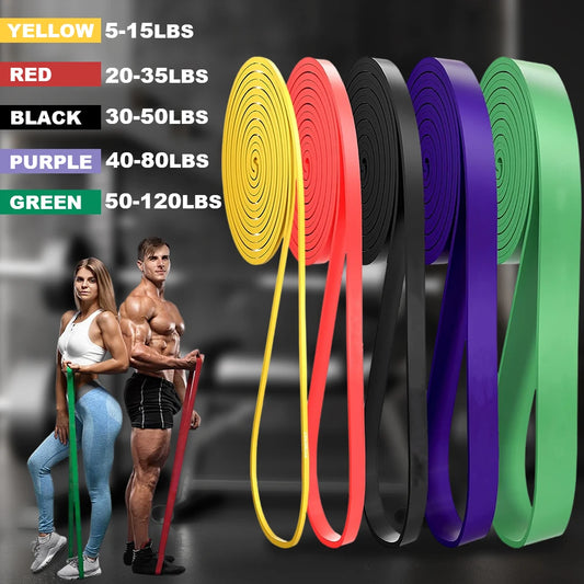 Rubber Fitness Bands – Perfect for Boxing, Yoga & Pilates