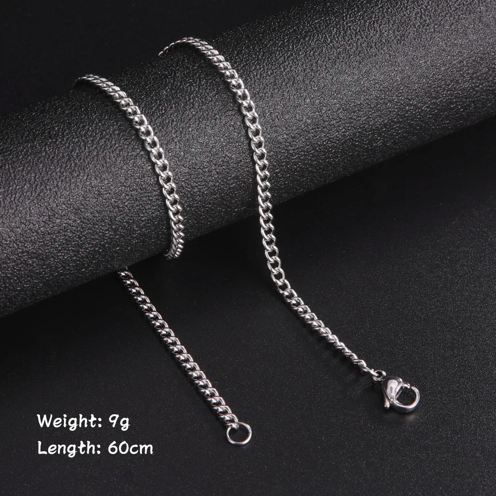 60cm Men’s Link Chain – Street Style Essential