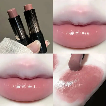 Red Brown Mirror Lipstick – Waterproof & Moisturizing Shine